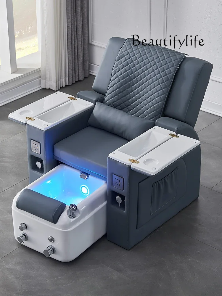 Nail Sofa Chair Tattoo Embroidery Eyelash Foot Bath Beauty Salon Special Electric Massage Recliner