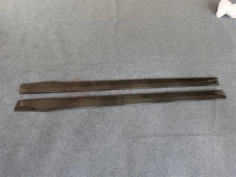 Tablero de extensión de falda de parachoques lateral de coche de fibra de carbono para automóvil para 2015 California