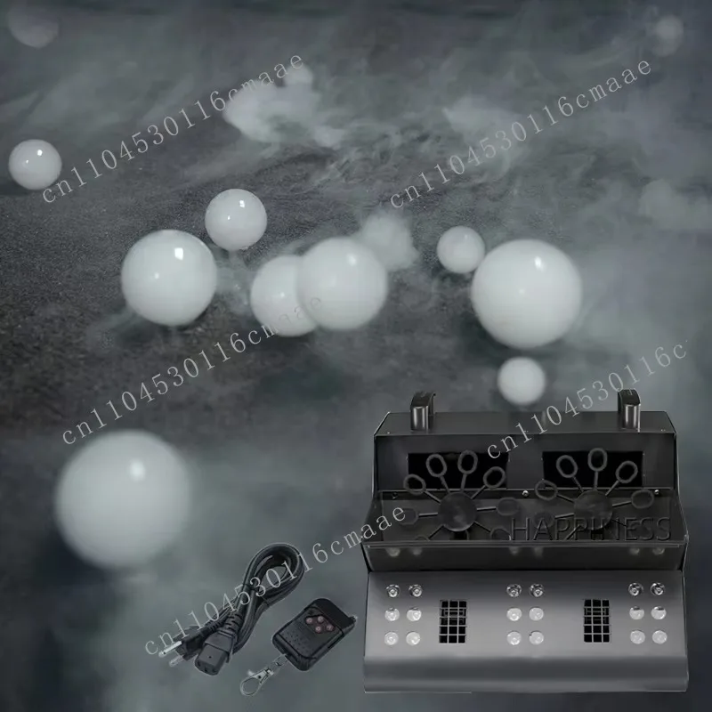 Professional 3 in 1 Light Emitting Diode DMX Bubble Fog Machine DIY Halloween Party Fog Filling Bubble Audio Video Lighting