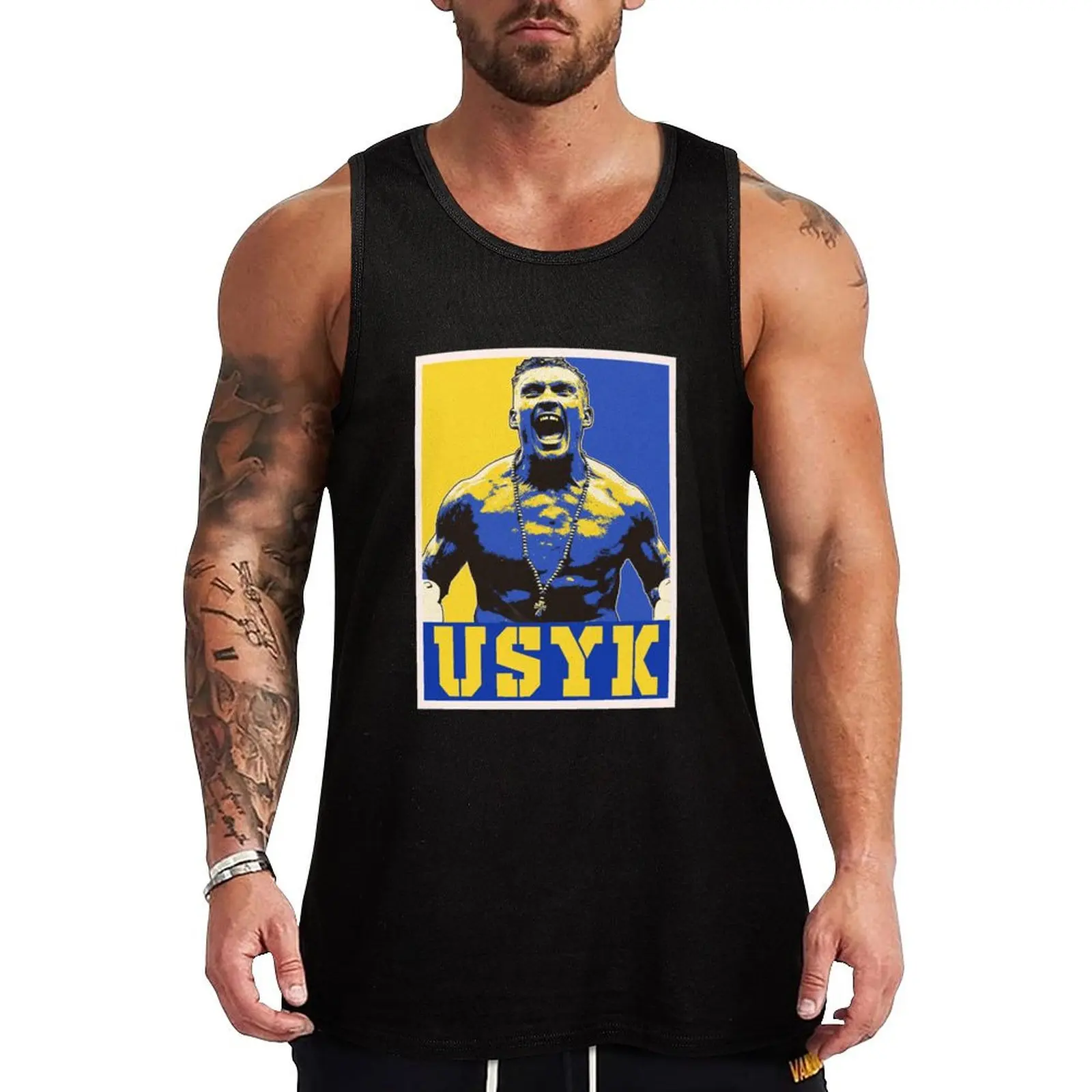 Gennady Golovkin Funny Gifts Boy Girl Oleksandr Usyk Retro Vintage Tank Top Male vest summer Men's tops summer clothes for men