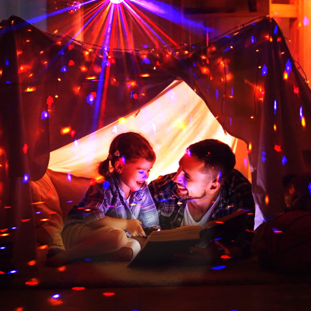 Night Light Projector LED Star Projector With Timer Brightness Adjustable Remote Control IP42 Waterproof Night Light Gift