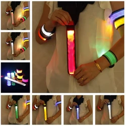 Outdoor Sports Night Running Armband LED Light Safety Belt Arm Leg Warning Wristband Cycling Bike Bicycle Party Glow Prop