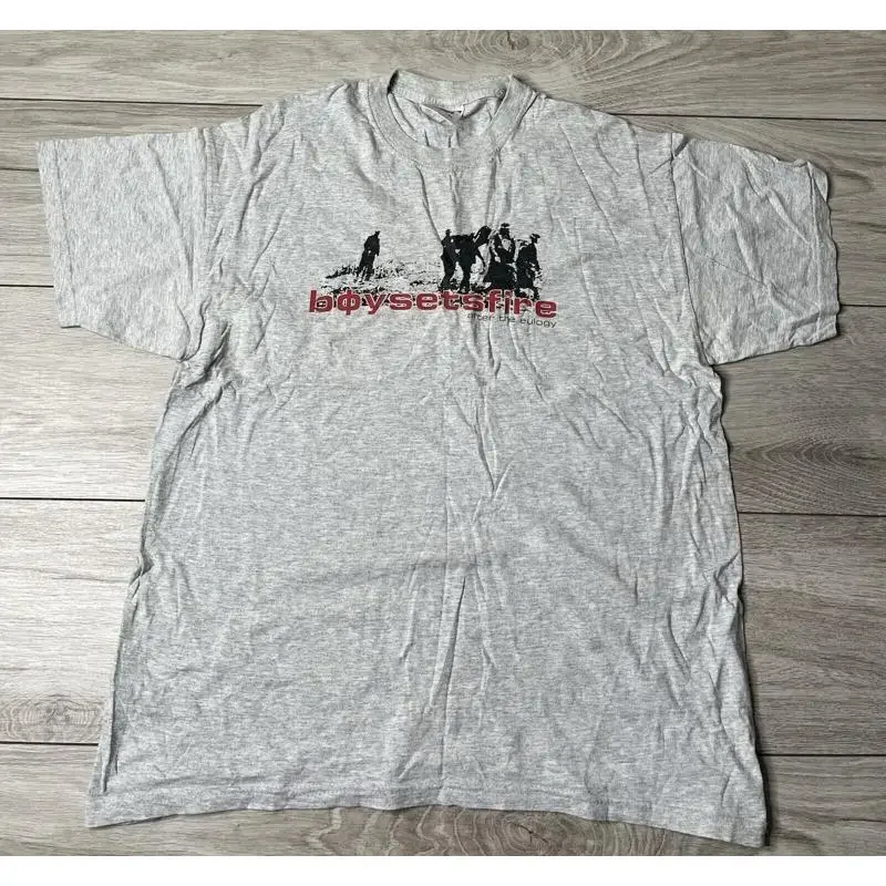 Camiseta deportiva gris Boysetsfire After The Eulogy para hombre