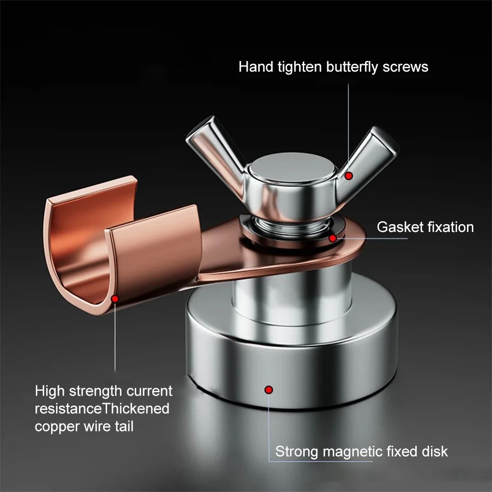 Welding Machine Conductor Grounding Device Wire Grabber With Magnetic Base Welding Iron Artifact Welding Fixer Tools Parts