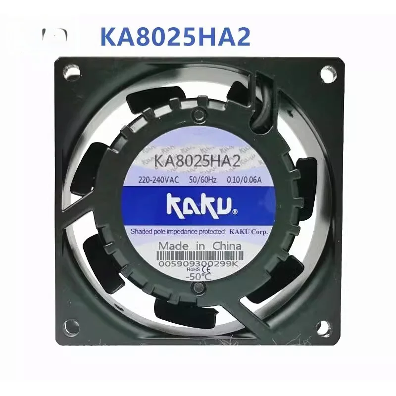 

Y+ for KAKU KA8025HA2 8025 AC220V-240V 0.10A /0.06A 8CM Ball Cooling Fan