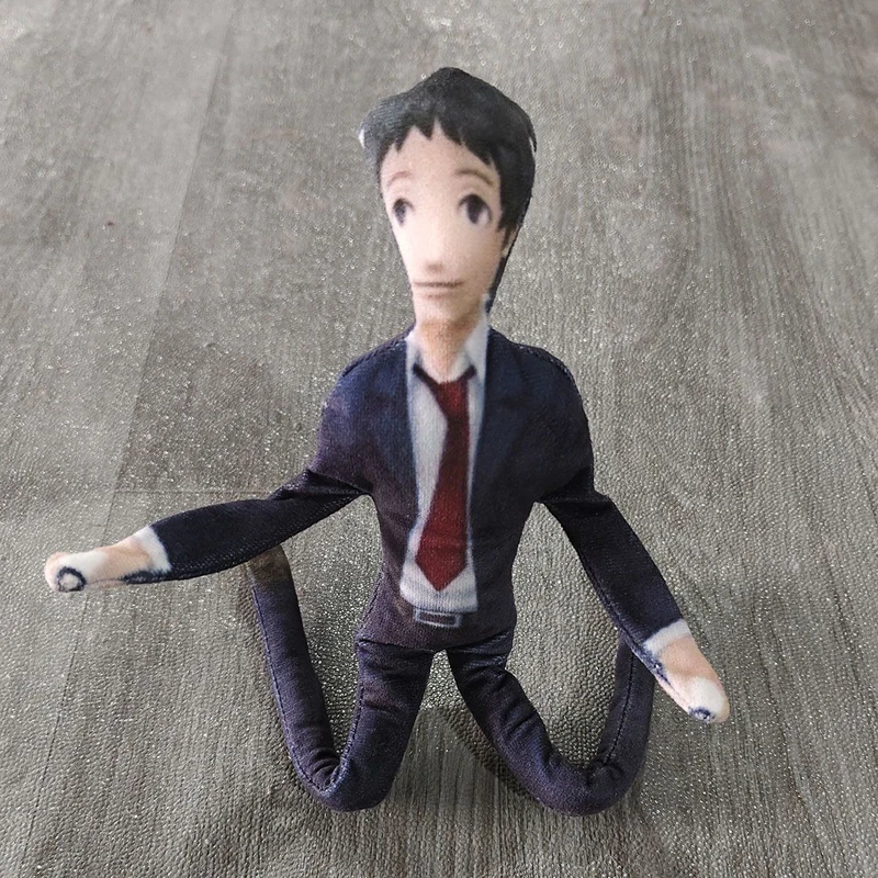 26cm Built-in Body Wire Flexible Cosplay Game Character Adachi Tohru Cartoon Figure Plush Toy Cute Funny Anime Plushie Doll Gift view 6