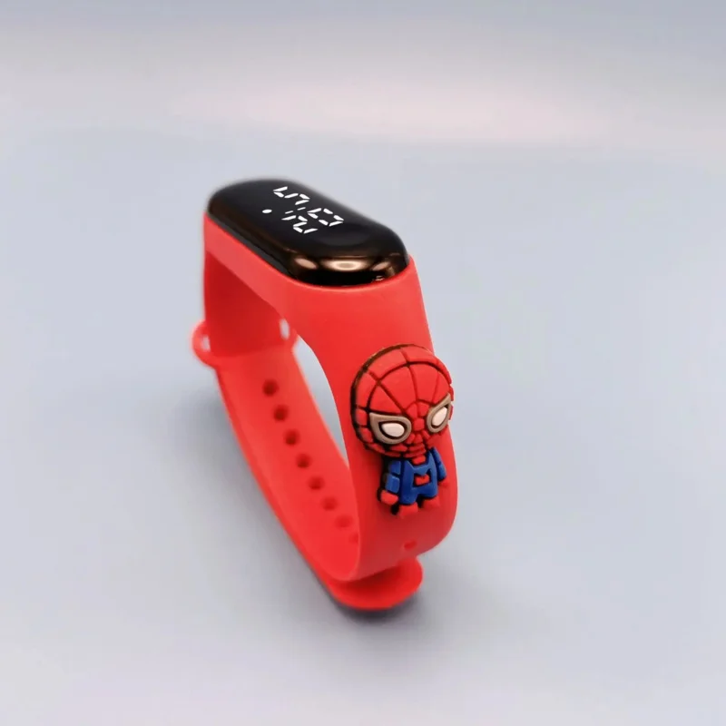 Disney Stitch LED Orologio digitale per bambini impermeabile Spiderman Hulk Orologio per bambini Sport Touch Regali elettronici per bambini