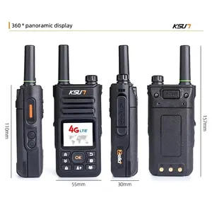 Ksut zl18 zello walkie talkie 4g cartão sim wifi rede celular rádio de longo alcance 100 milhas gps profissional poc walkie talkie 12 principais vendas radio portátil wifi - №9