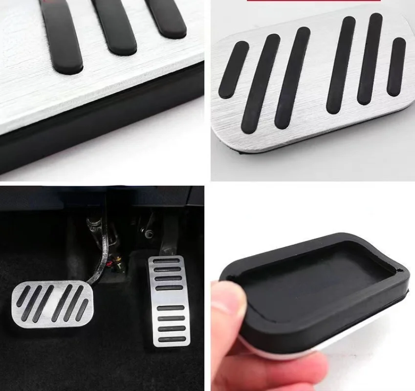 For BYD Dolphin ATTO 1 2022 2023 Aluminum Alloy Car Accelerator Pedal Brake Pedal Cover Pad Case Non-Slip EA1 Car Accessories