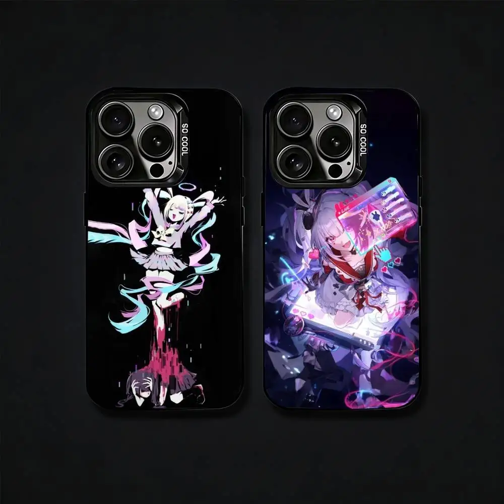 

Needy S-Streamer O-Overload Phone Case For iPhone17, 16,15,14,13,12 Pro Max Black Candy Matte Shockproof Cover