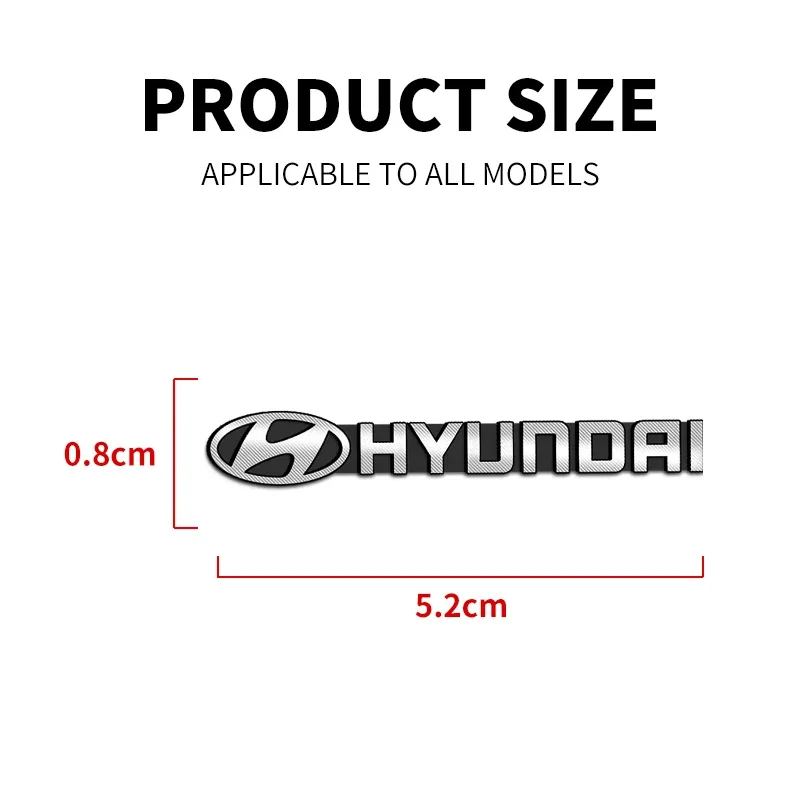 مكبر صوت للسيارة تزيين ثلاثية الأبعاد شارة ألومنيوم شعار ملصق لشركة هيونداي سولاريس كريتا Ix35 I30 I40 أكسنت سانتا في فيلوستر كونا #5