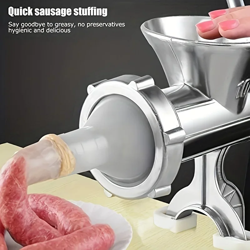 Enema meat grinder, multifunctional meat grinder suitable for grinding meat and vegetables food grinder, kitchen essentials