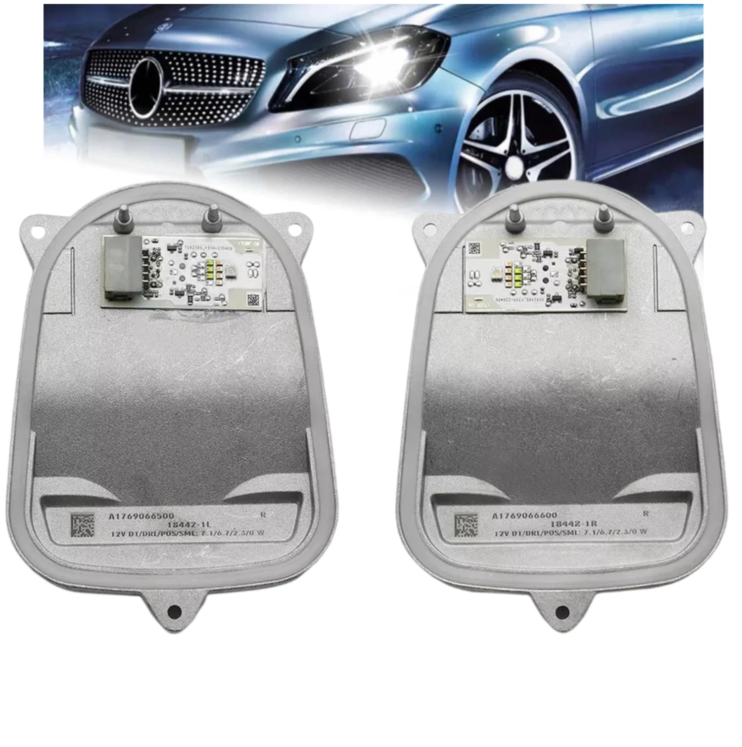 

W176 CLA W117 LED DRL Headlight Control A1769066500 A1769066600 LED Module Turn Light Turn Light Control for MERCEDES-BENZ 16-19