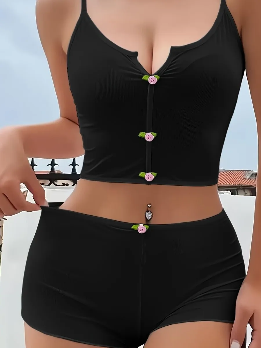 ชุดลำลองสำหรับบ้านสำหรับผู้หญิงรูปแบบประกบเสื้อผ้าบ้านที่สะดวกสบายฤดูร้อนการผลิตของจีนปกติบาง