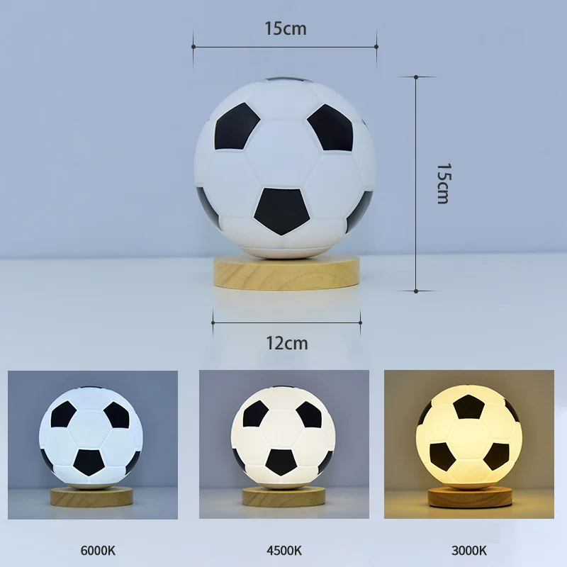 Usb Light Football Lights Gift Ring Night Child Nightlight Kawaii Room Decor Lamp Kids Children Anime Lighting