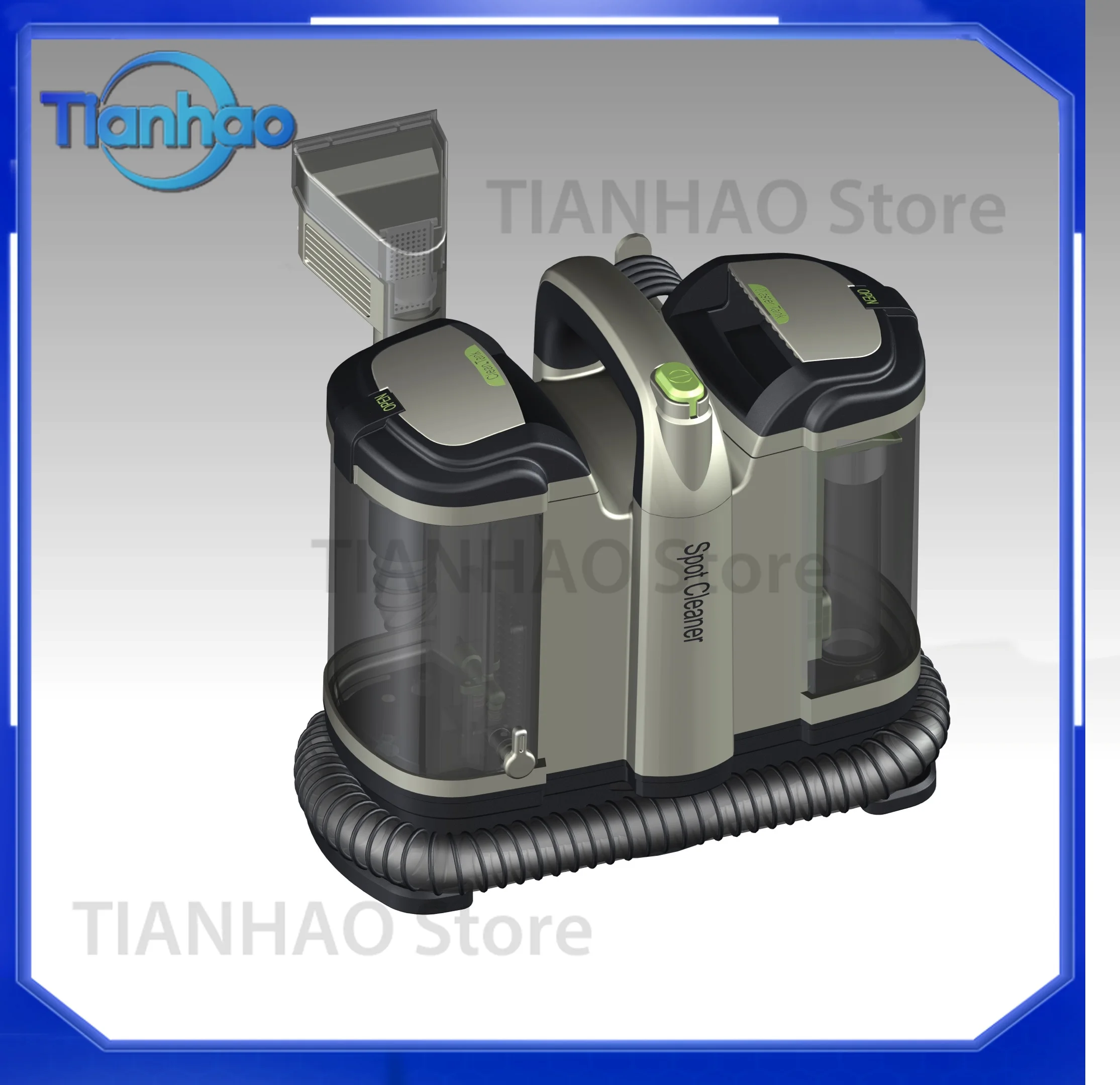 for Factory Latest Plug-In Handheld Fabric Cleaning Machine Three-Function Water Filter for Household Car RV Electric Use