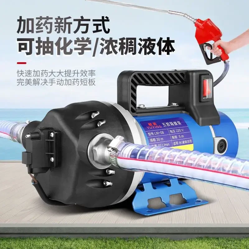 

2025 Pneumatic Tools220V 1-inch Caliber Drone Dosing Artifact Pump Automatic Start-stop Self-priming High Pressure