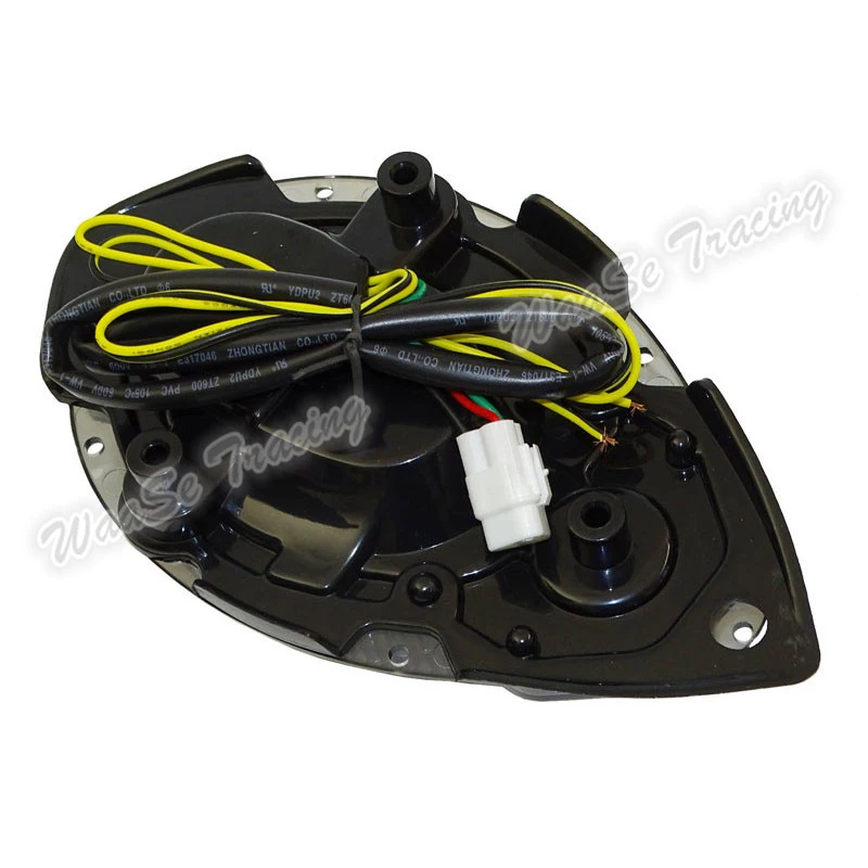 WAASE EMARK Rear Taillight Tail Brake Turn Signals Integrated Led Light For 2004 2005 2006 2007-2009 YAMAHA Road Star XV1700