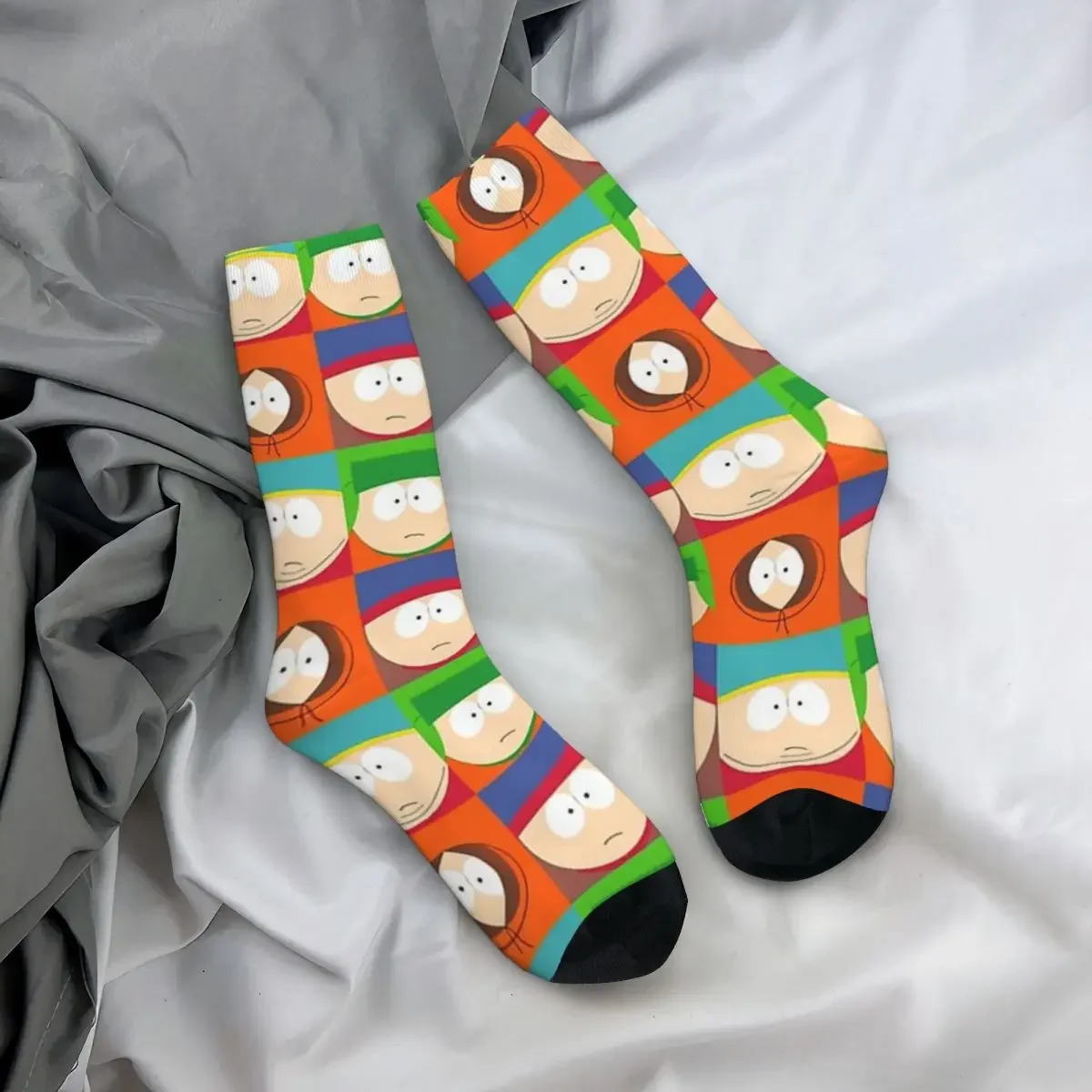 

All Seasons Crew Stockings Southpark Boys Cartoon Anime Socks Fashion Long Socks for Men Women Valentine's Day Gifts