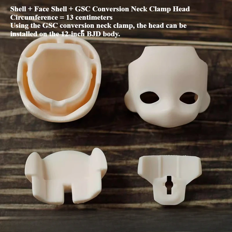 GSC Ob11 Open The Eyes/face Shell DIY Ultra-light Clay Stone Plastic Clay To Make Small Statue Accessories Plastic Face Shell