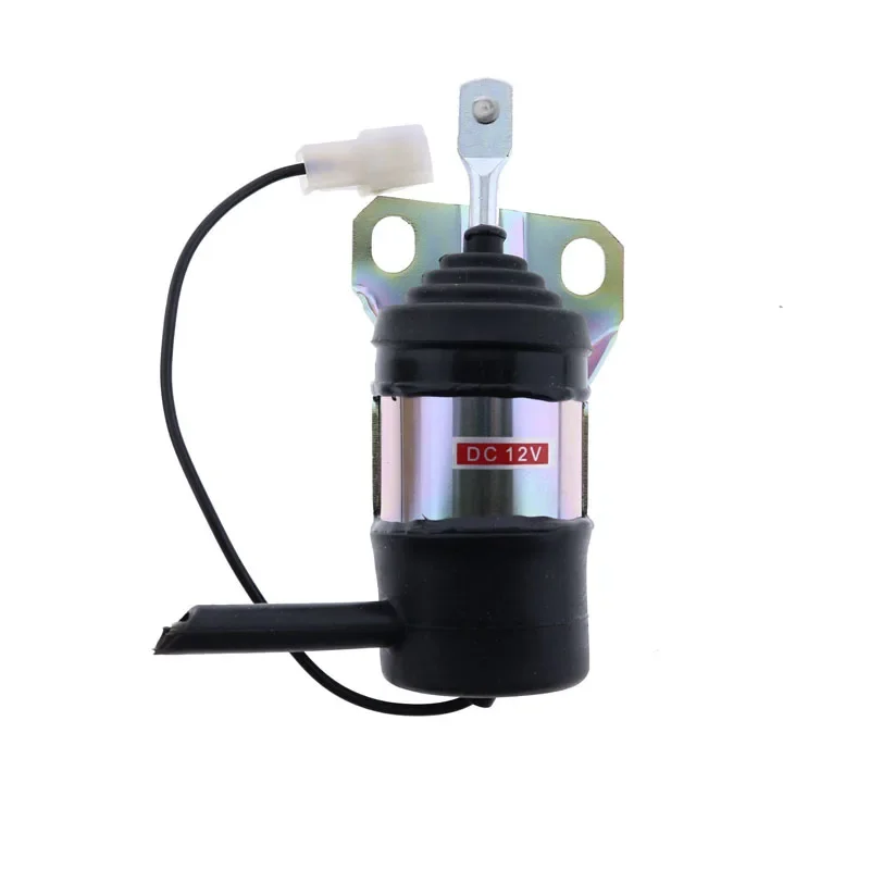 Fuel Stop Solenoid 6655120 For Bobcat B300 BL370 BL470 BL475 KIOTI DK45 12V