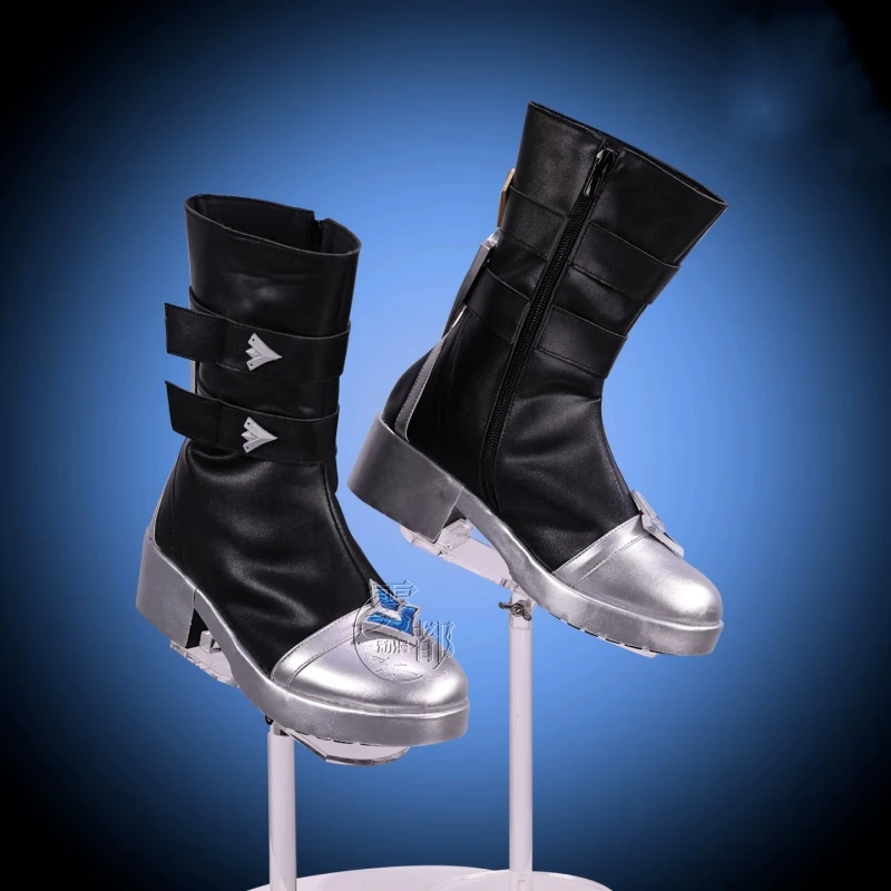

Lohen Cosplay Shoes Game Genshin Impact Cosplay Boots PU Leather Shoes Lohen Role Play Clothing Halloween Comic-con Party Props