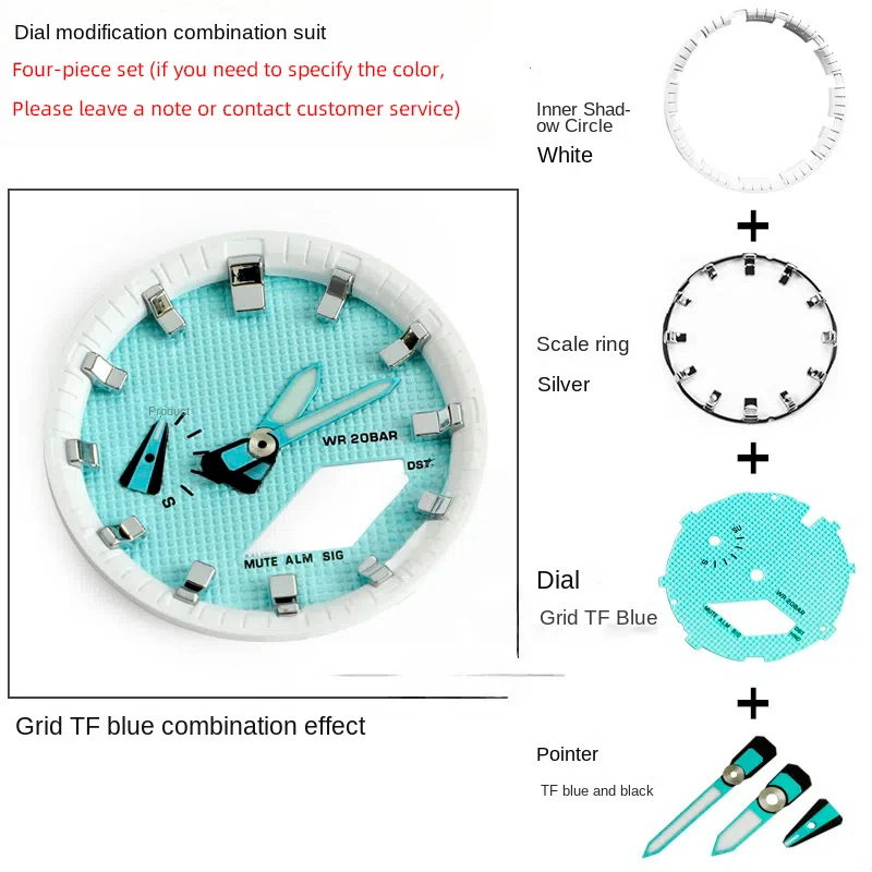 Casioak DIY аксессуары светящиеся часы весы кольцо индексный циферблат поверхность весы указатель часов для GA-2100 2110 GA-B2100 часовой маркер