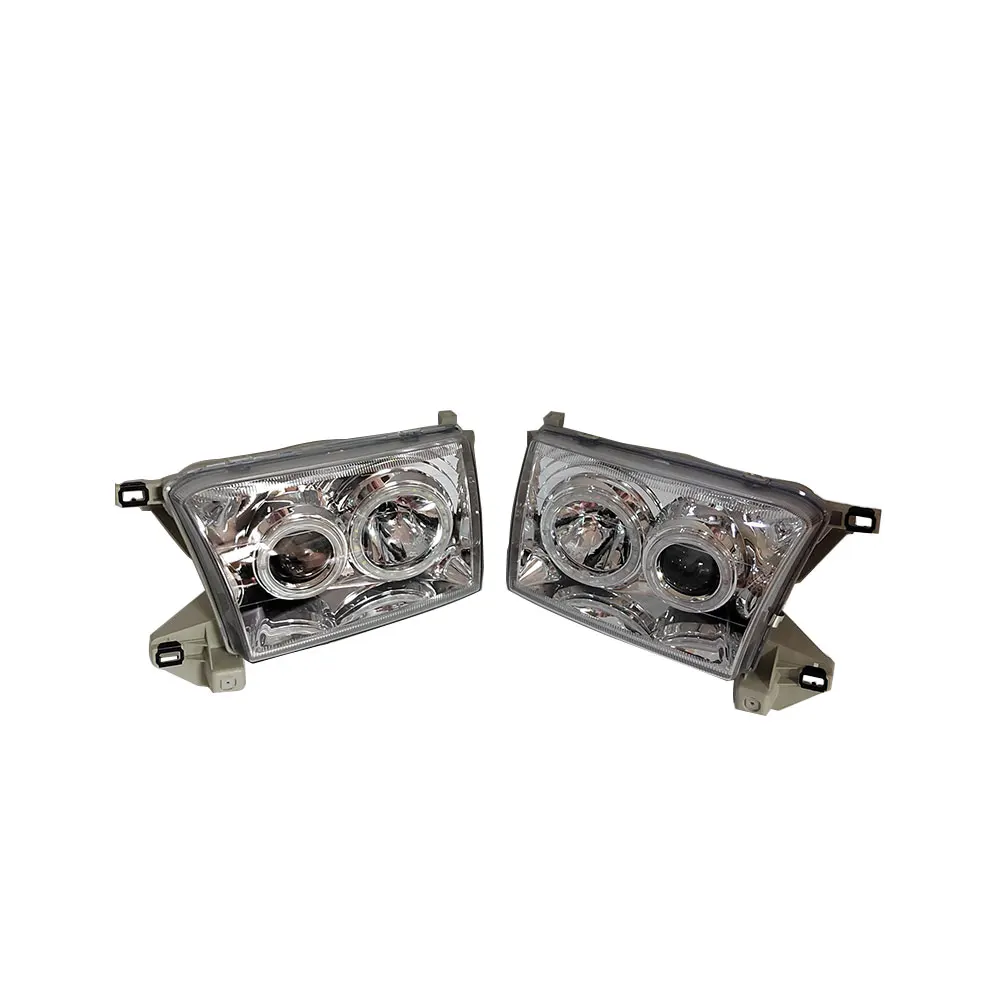 A Pair Car LED Diaphragm Headlights For Toyota HILUX SURF 4Runner kZN185 RZN180 1996 to 2000  Far and Near Light