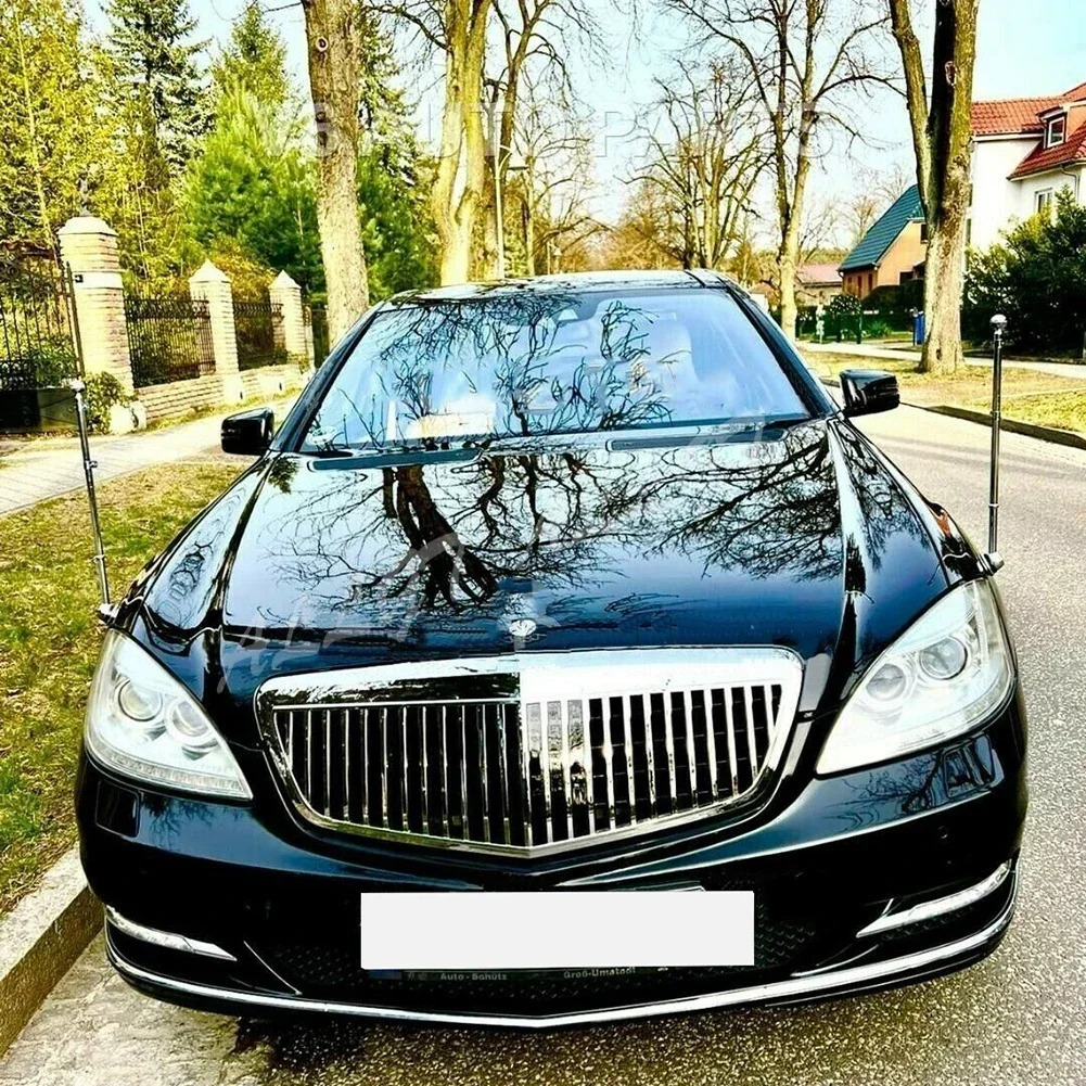 Front Racing Facelift Bumper Grilles For Mercedes Benz W221 S-Class S320 S350 S450 S500 S63 S65 2005-2008 2009-2013