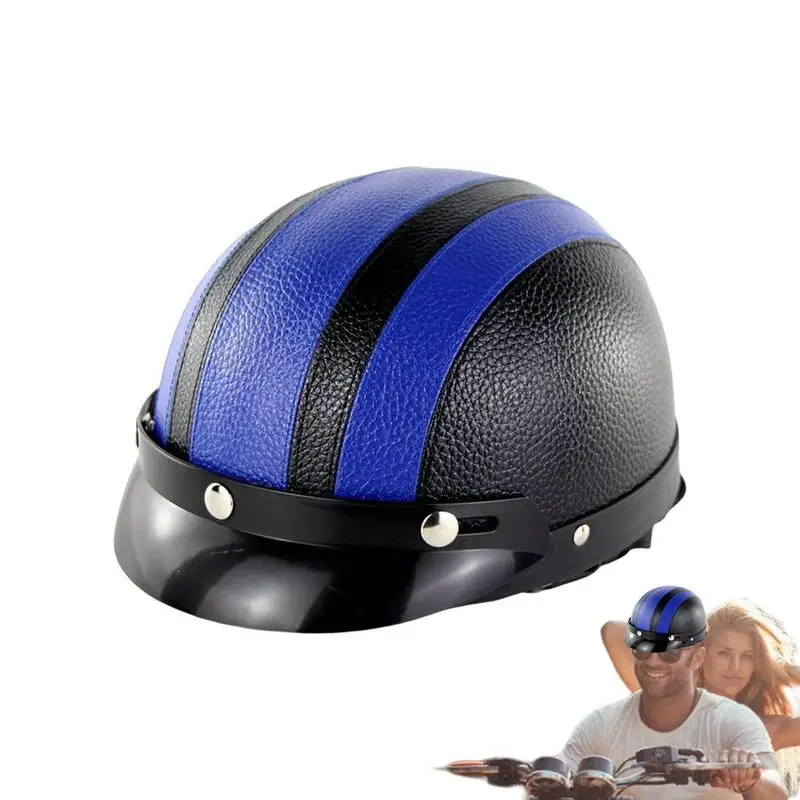 Bike Helmets Shock-Absorbing Smart Bike Helmets Adjustable Electric Bike Accessories With Detachable Visors For Bike Skate