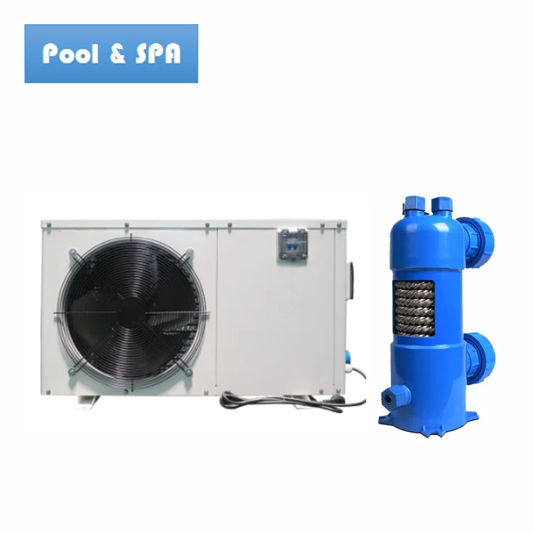 Swimming Pool DC Inverter Heat Pump 9KW Capacity R32 R410A Gas Water Heater for Outdoor Spa Above Ground Pool Heating System