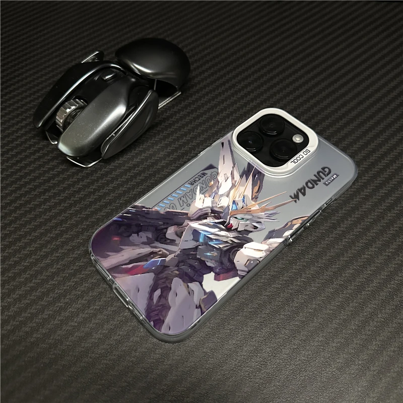 Phone Case For Iphone 16 Pro Max 15 14 13 11 Pro Max 15 14 Plus 12 11 Pro 14+ 15Plus Phone Casing Anime Gundam Hard PC plastic