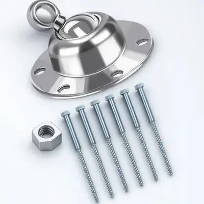 

1 set Heavy Duty Rotating Ground Pile Nails 360 Degree Dog Stake Metal Tie Down Stakes for Camping Large Dogs Outdoor Playing