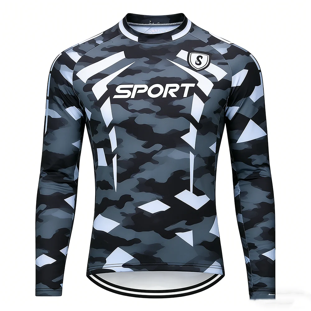 Kinder-T-Shirt, Damen-T-Shirt, Jungen-Oberteil, Erwachsene, Kinder, Eltern-Kind-Set, schnelltrocknend, Herren-Langarm-T-Shirt, Dinosaurier-Motiv, MTB, BMX, Radfahren. – Detail 8