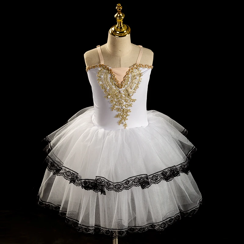 Mädchen Ballett Kleid Weiche Tulle Lange Kleid Ballett Tutu Rock Für Mädchen Kinder Ballerina Leistung Kostüme Balett Kleid Für Kind