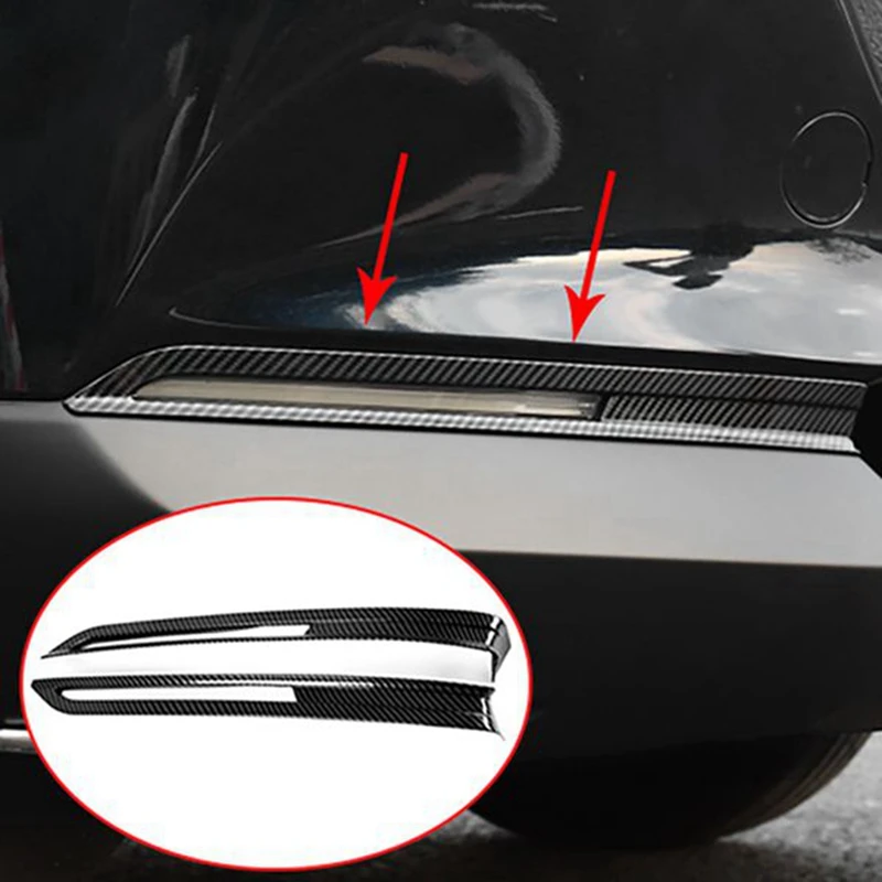 

Car Carbon Fiber Front Fog Lamp Cover Fog Light Frame Fog Light Cover For Mazda CX30 CX-30 2020 2021