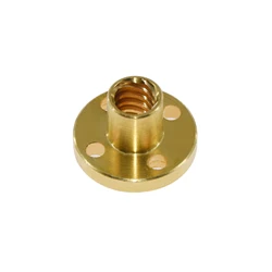 1 Pc T8 Lead Screw Brass Nut 8mm Pitch OD 8mm CNC Brass Nuts for Diameter 8mm T8 Tr8x8 Lead Screw of 3D Printer Z Axis