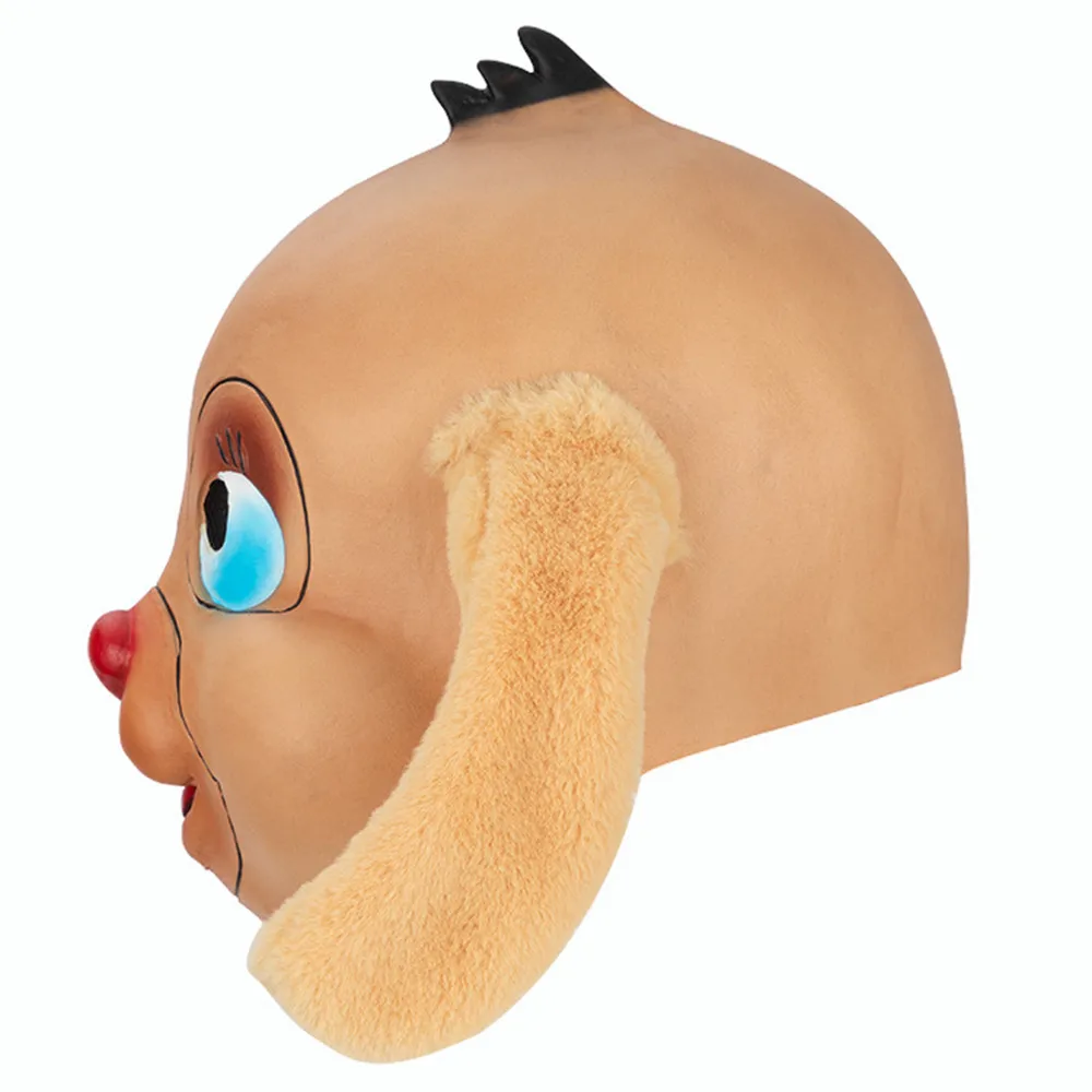 Niedliche Hundekopfmaske Lustige Halloween-Tierthema-Party Karneval Cosplay-Maske – Detail 5