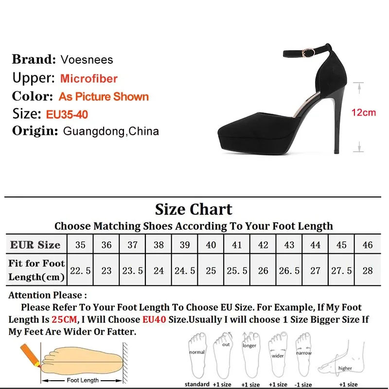 2026 أسود مثير خنجر الصنادل أحذية نسائية 12 سنتيمتر مدبب تو جوفاء مغلقة تو الصنادل منصة مقاوم للماء السيدات حذا فردي للسيدات