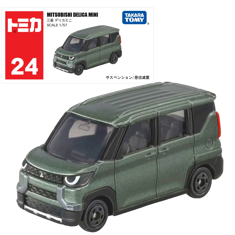 Takara Tomy Tomica No.24 Mitsubishi Delica Mini (Doos) Auto Legering Motorvoertuig Diecast Metaal Model Kinderen Kerstcadeau Speelgoed voor Jongens