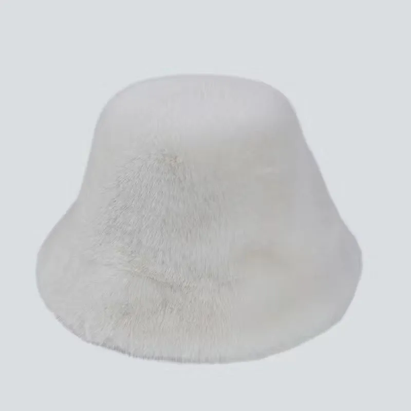 fleece hat fashionable basin new warm fisherman coffee pink
