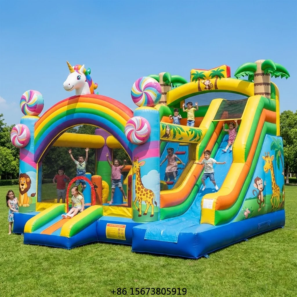 Professional Inflatable Castle Bouncy Castle Bounce House Slide Combo Commercial Kids Adult Party Rental Jumping Fun Bouncer
