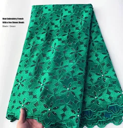 男性と女性のためのフランスのレースの刺embroidery,アフリカのカップルのチュールメッシュ生地,伝統的な衣類,スイスのドレス,柔らかく,高品質