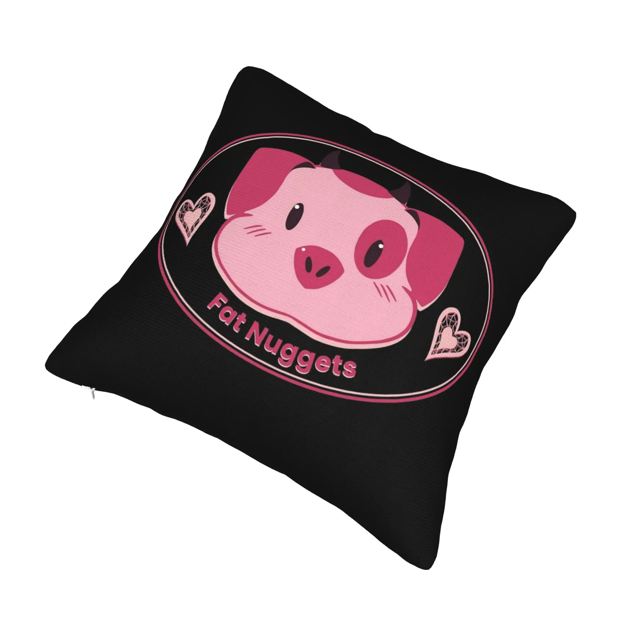 Hazbined Hoteled Fat Nuggets Angels Dusts Pillowcase Printed Cushion Cover Decorative  Throw Pillow Case Cover Home Square