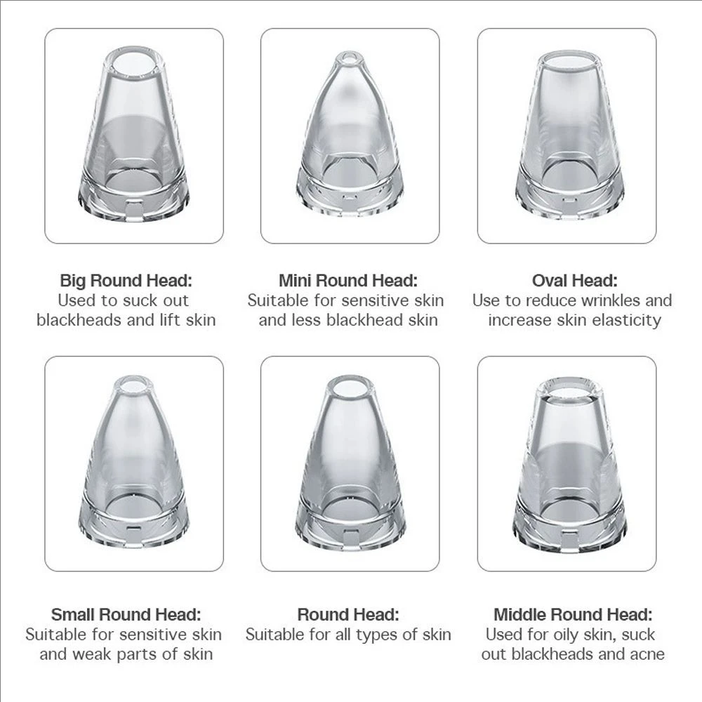 Electric Pore Blackhead Removal Vacuum Cleanser Acne Removal Blackhead Remover Facial Pore Cleaner Machine Beauty Skin Care