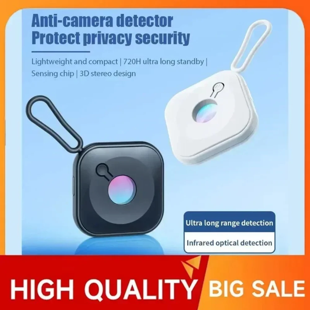 LED Spy Device Infrared Camera Detector Anti-Peeping Lens Finder for Security Protection and Hidden Camera Detection