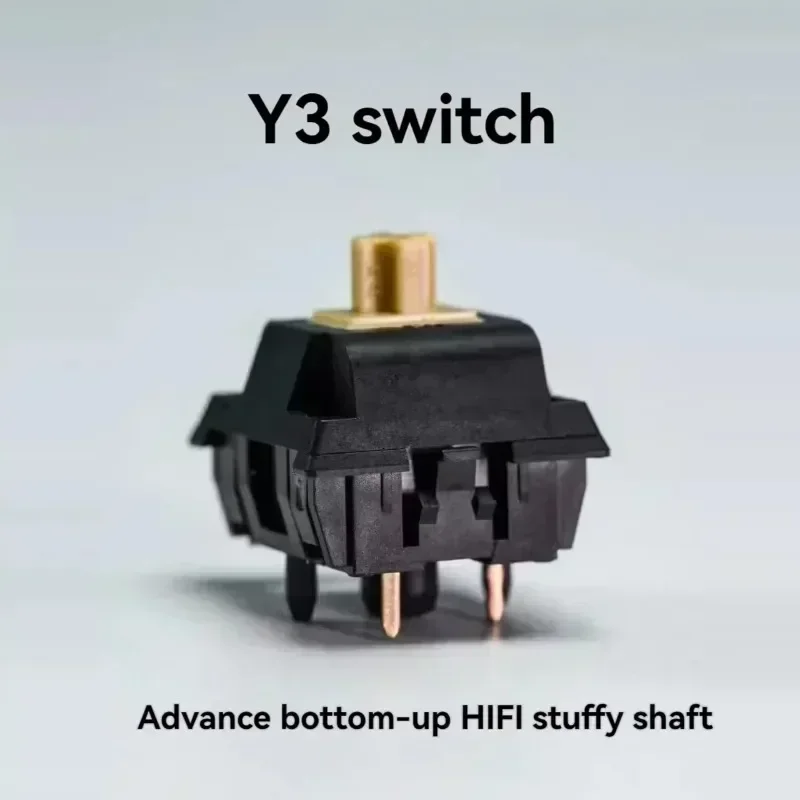 Y3 Switch HIFI 30g/40g/48g Trigger Linear Switch Custom Factory Lubrication Single Stage Dull Switch for MX Mechanical Keyboard