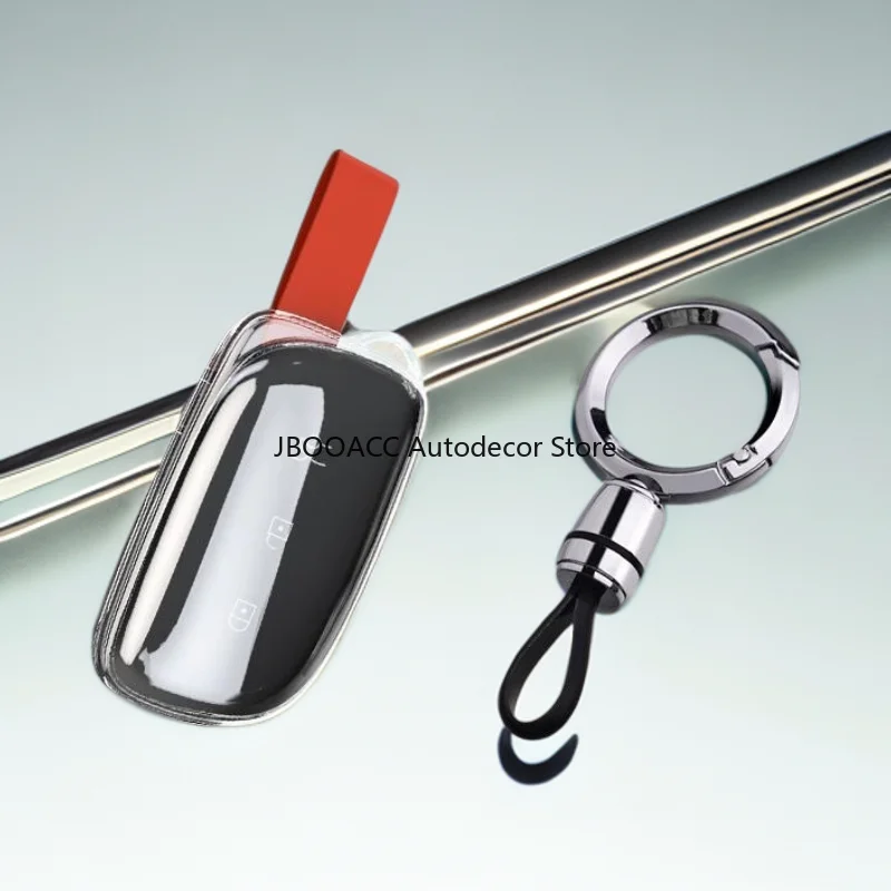 For Lynk & Co Z20 Z10 900 2025 Car Transparent Key Case Soft TPU Remote Control Protect Cover Car Key Keychain Fob Accessories