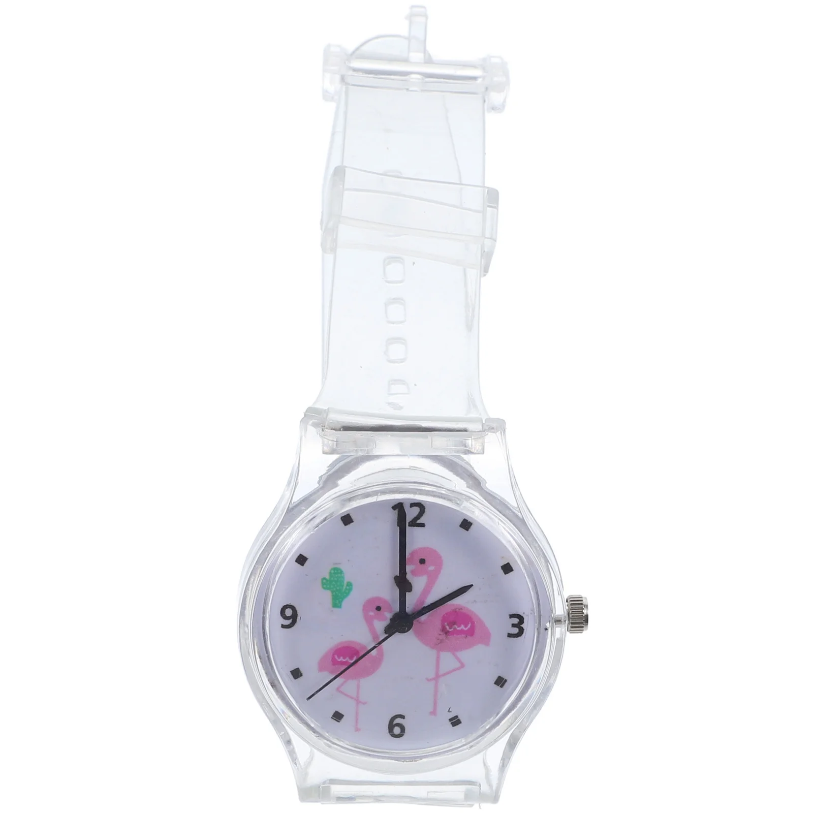 

1 шт., креативные часы с фламинго, удобные точные кварцевые часы, подарок на день рождения для студентов