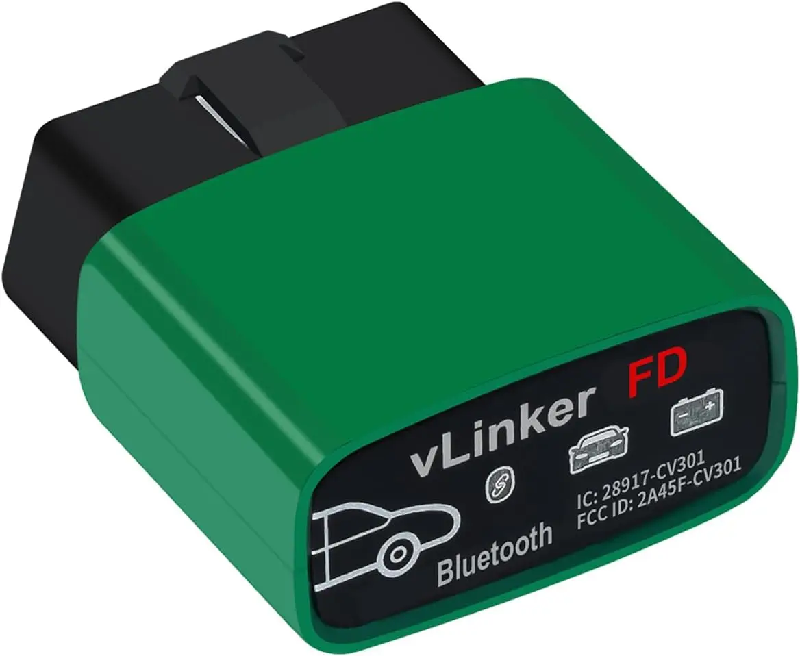 

Сканер VGATE FD Bluetooth OBD2, беспроводной автомобильный диагностический инструмент для Android и Windows (не iOS)